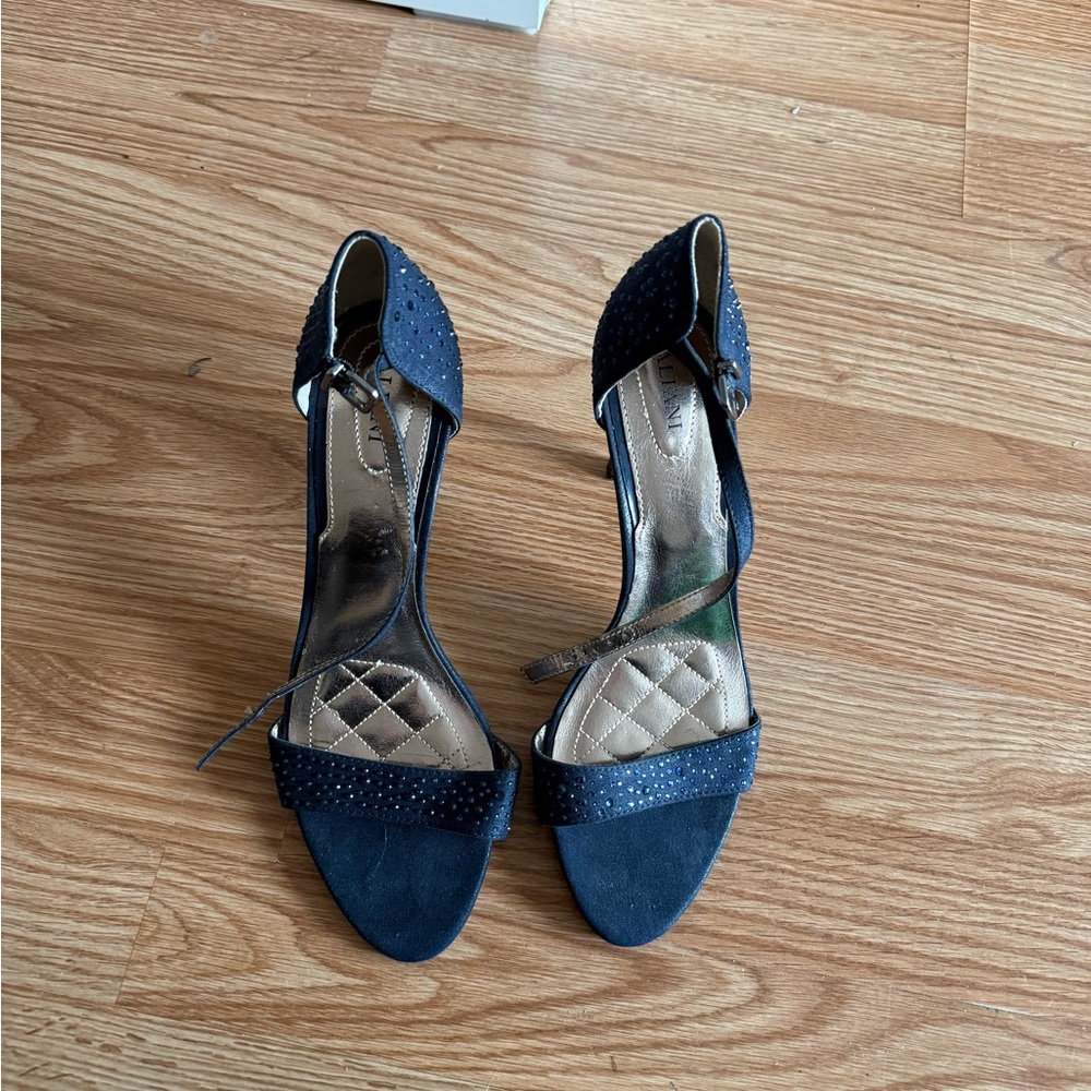 Elegant Navy Blue Women's Sandals